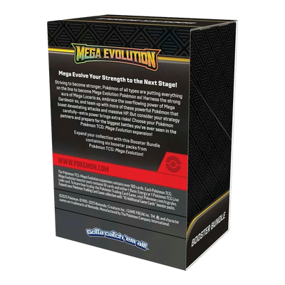 Mega Evolution Booster Bundle – achterkant