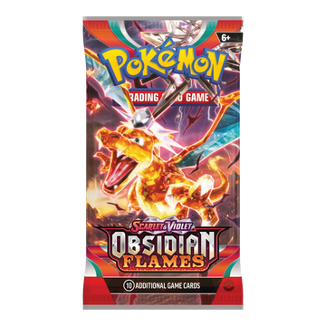 Obsidian Flames Booster Pack - boosterpack, artwork charizard (verpakking kan variëren)
