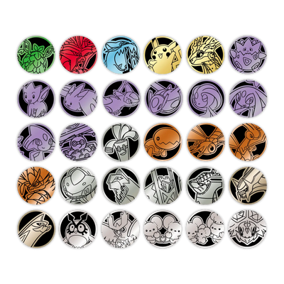 Stellar Crystal CSV9C Coin Set (Chinees) – mogelijke muntuitvoeringen; één munt per set, geen volledige collectie