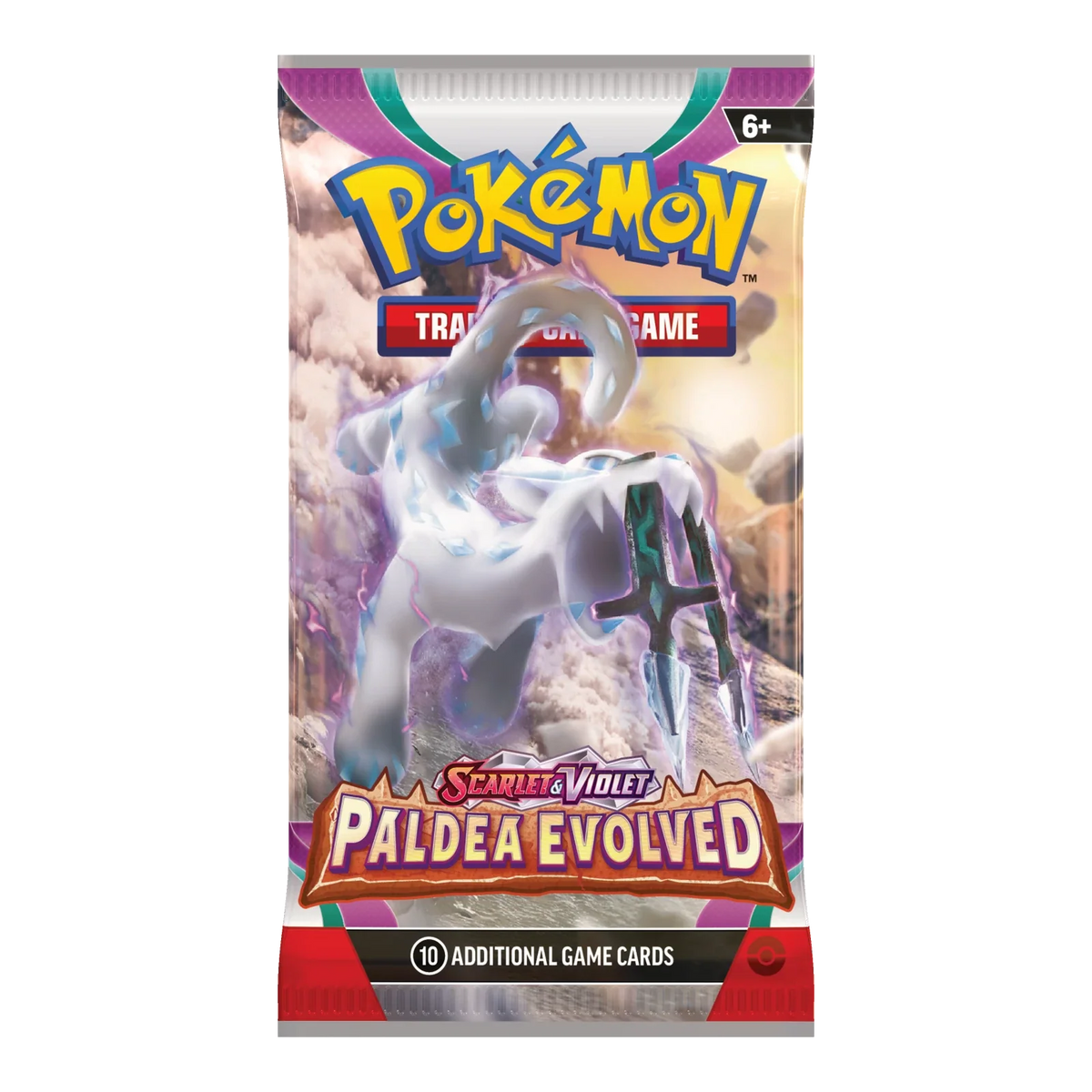Paldea Evolved Booster Pack – Engelse verpakking, artwork Chien Pao