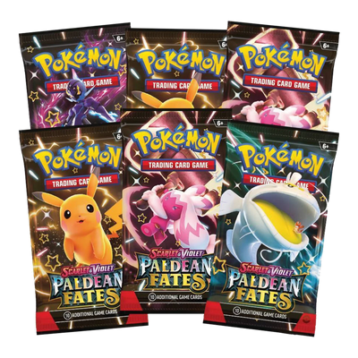 Paldean Fates Booster Bundle – inhoud: 6 boosterpacks