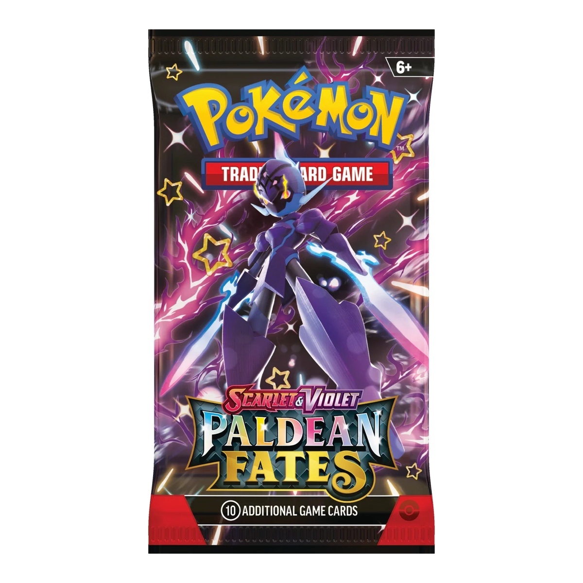 Paldean Fates Booster Bundle – boosterpack, artwork Ceruledge (verpakking kan variëren)