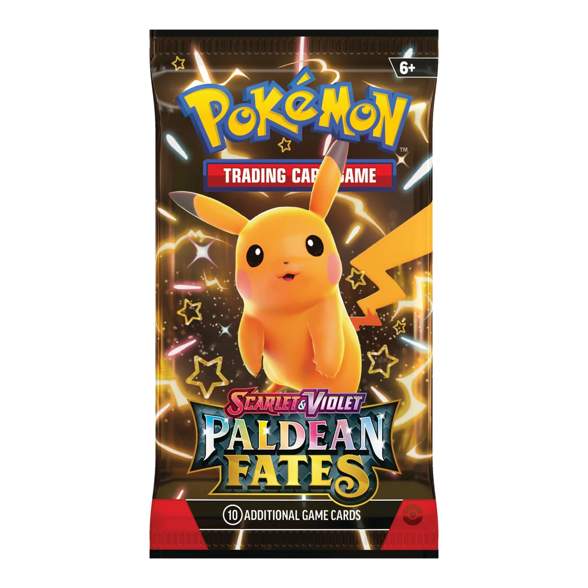 Paldean Fates Booster Pack – Engelse verpakking, artwork Pikachu
