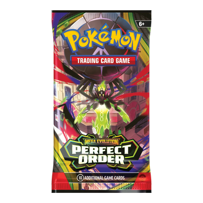 Perfect Order Booster Pack – Engelse verpakking, artwork Mega Zygarde