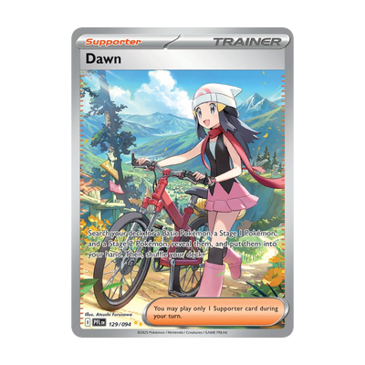 Phantasmal Flames Booster Pack - chase-kaart 129 dawn (Engels). Mogelijke pull; niet gegarandeerd inbegrepen.