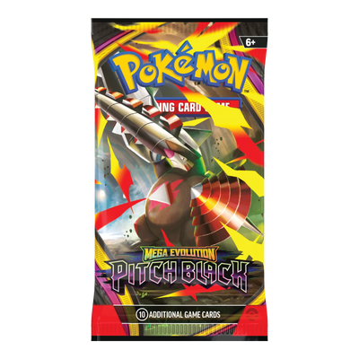 Pitch Black Booster Pack – Engelse verpakking, artwork Mega Excadrill