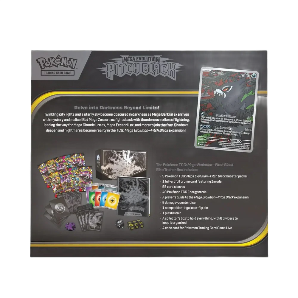 Pokémon TCG: Pitch Black - Elite Trainer Box