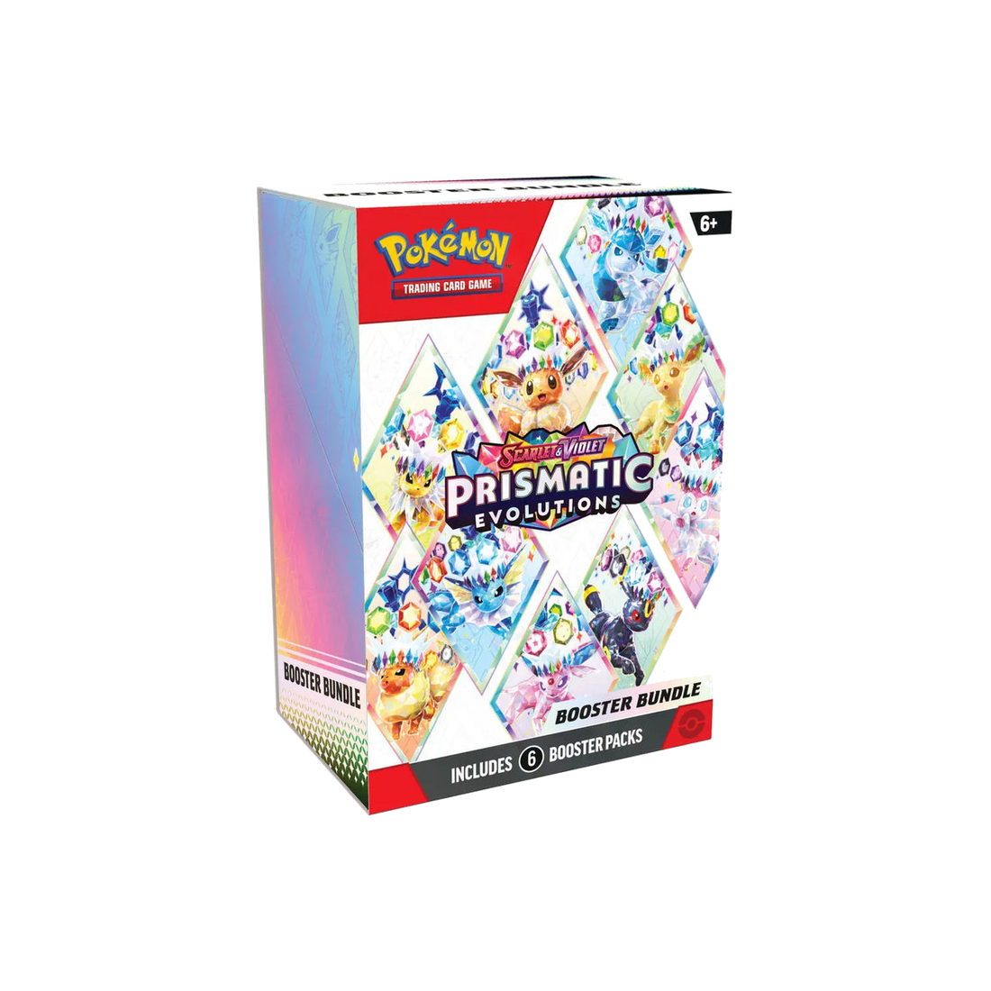 Prismatic Evolutions Booster Bundle – Vorderseite