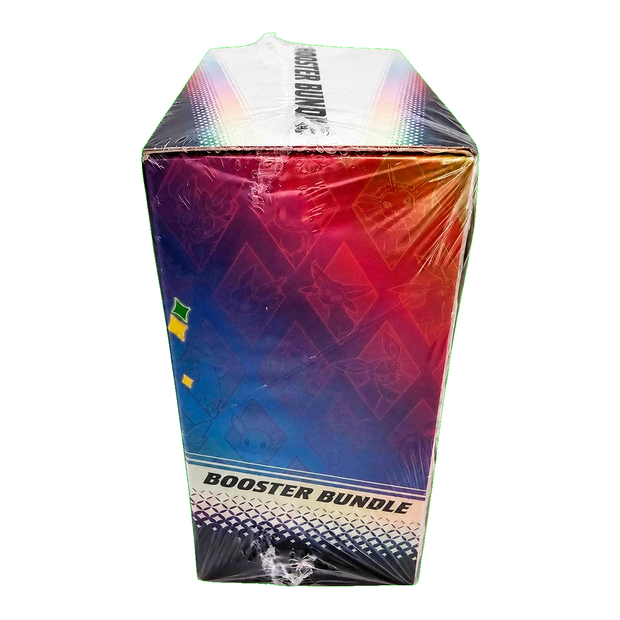 Prismatic Evolutions Booster Bundle – vue de côté