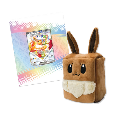 Prismatic Evolutions Super-Premium Collection – promo holder and eevee deck box