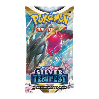 Silver Tempest Booster Pack – Engelse verpakking, artwork Regidrago