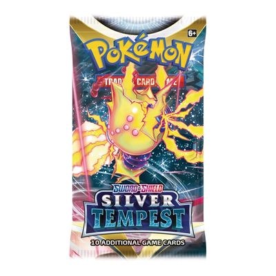 Silver Tempest Booster Pack – Engelse verpakking, artwork Regieleki