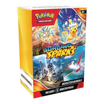 Surging Sparks Booster Bundle – voorkant en linkerzijkant