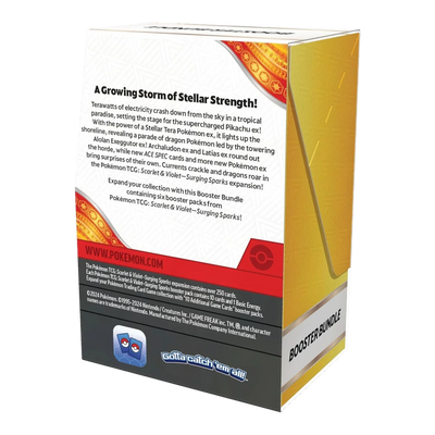 Surging Sparks Booster Bundle – achterkant