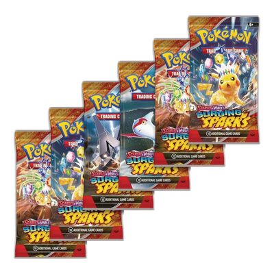 Surging Sparks Booster Bundle – inhoud: 6 boosterpacks
