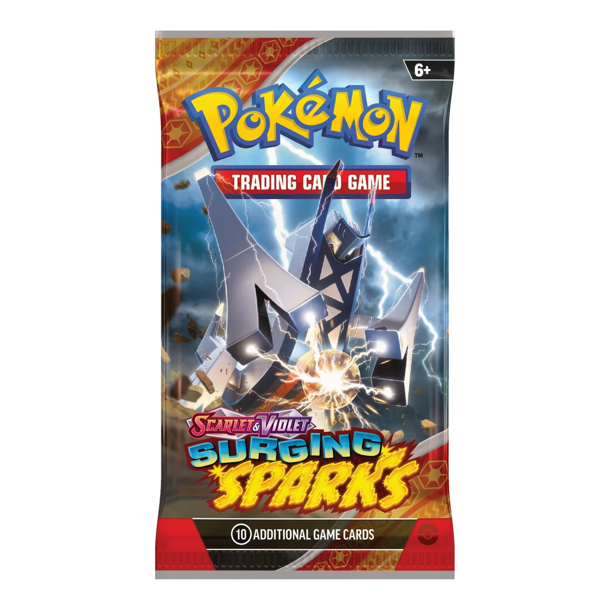 Surging Sparks Booster Bundle – boosterpack, artwork Archaludon (verpakking kan variëren)