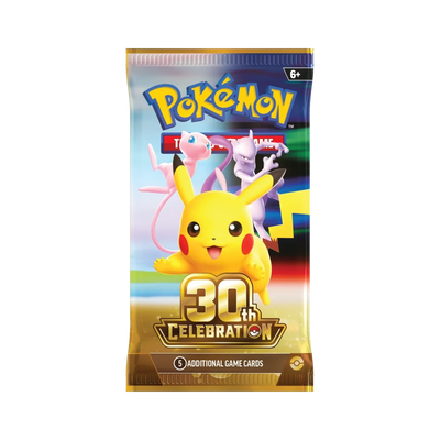 30th Celebration Booster Pack – Engelse verpakking, voorzijde