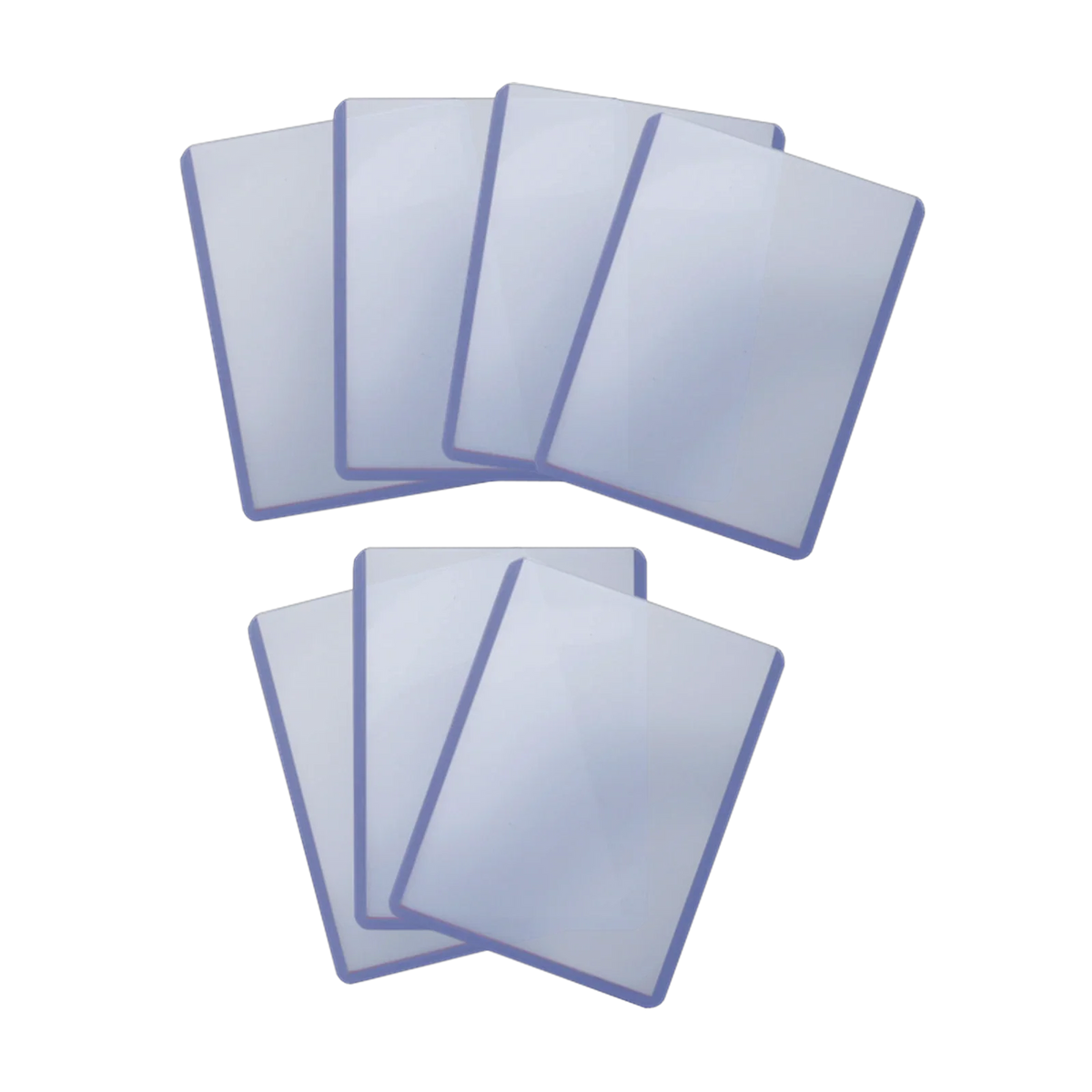 Toploaders Transparant Regular – 25 – losse toploaders
