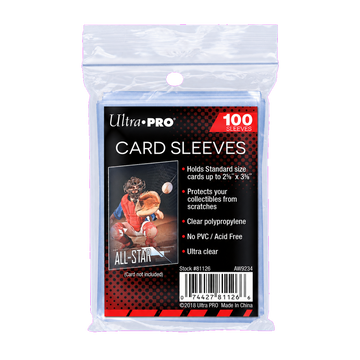 Ultra Pro Card Sleeves Blanco Clear – 100 stuks