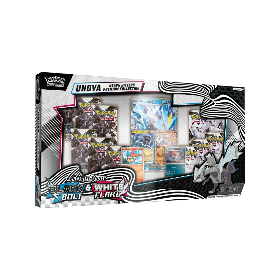 Black Bolt & White Flare Unova Heavy Hitters Premium Collection – Costco Exclusive