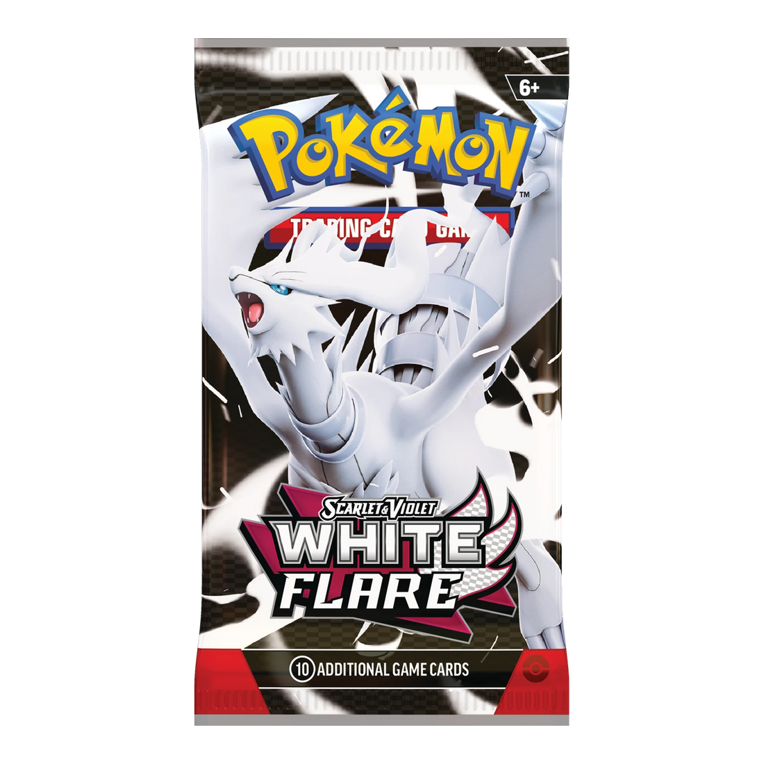 White Flare Booster Pack - boosterpack, artwork reshiram (verpakking kan variëren)
